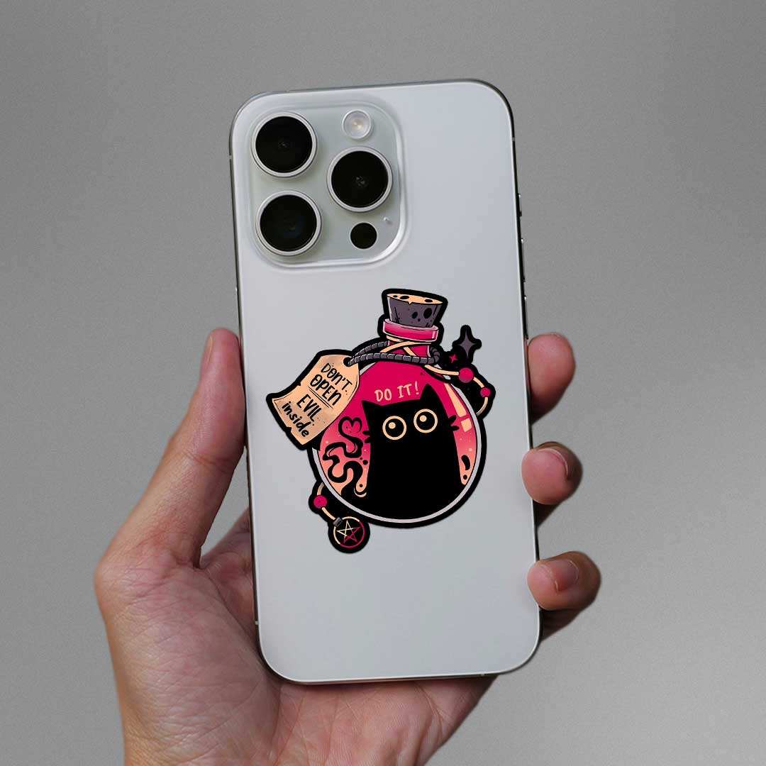 Dont Open Evel Inside Sticker - Stickers | STICK IT UP