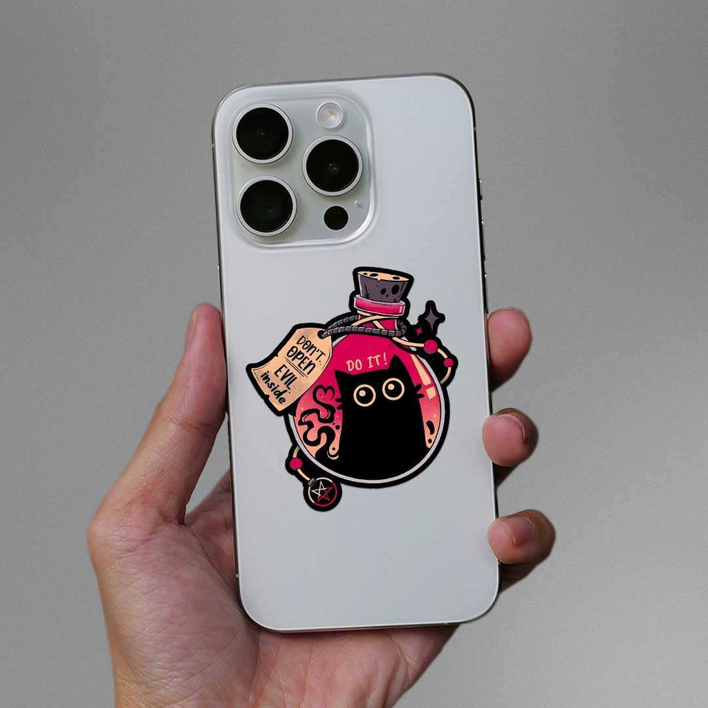Dont Open Evel Inside Sticker - Stickers | STICK IT UP