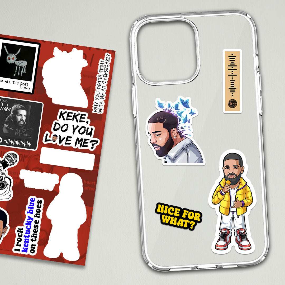 6ix Rap Fan Sheet - die-cut vinyl sticker sheet | STICK IT UP Canada