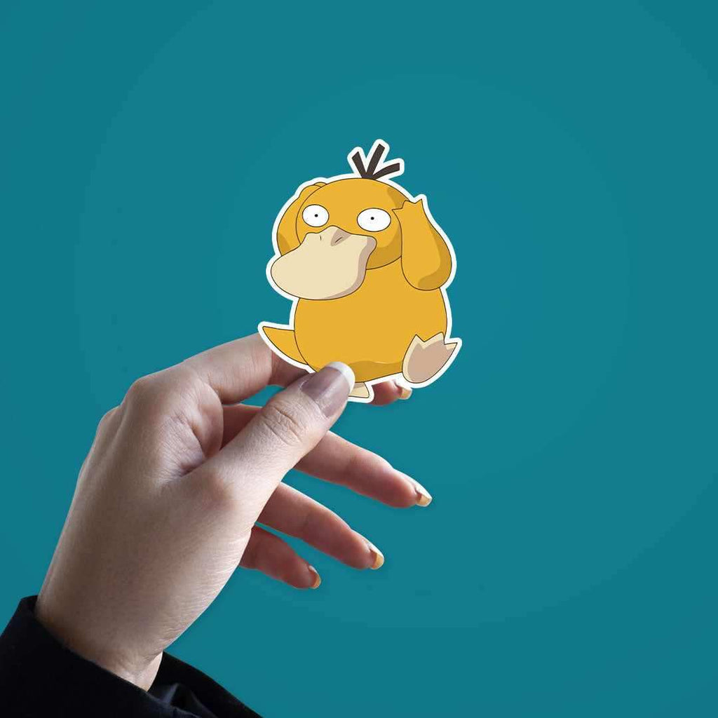Duck Sticker waterproof vinyl decal for laptop, bike, car & bottle