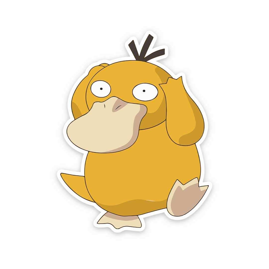 Duck Sticker waterproof vinyl decal for laptop, bike, car & bottle