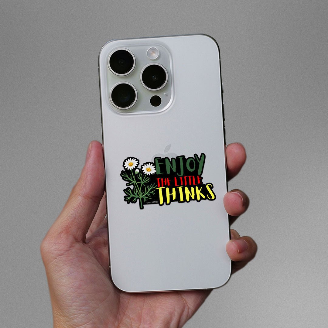 Enjoy Little Thinks Sticker - Stickers | STICK IT UP