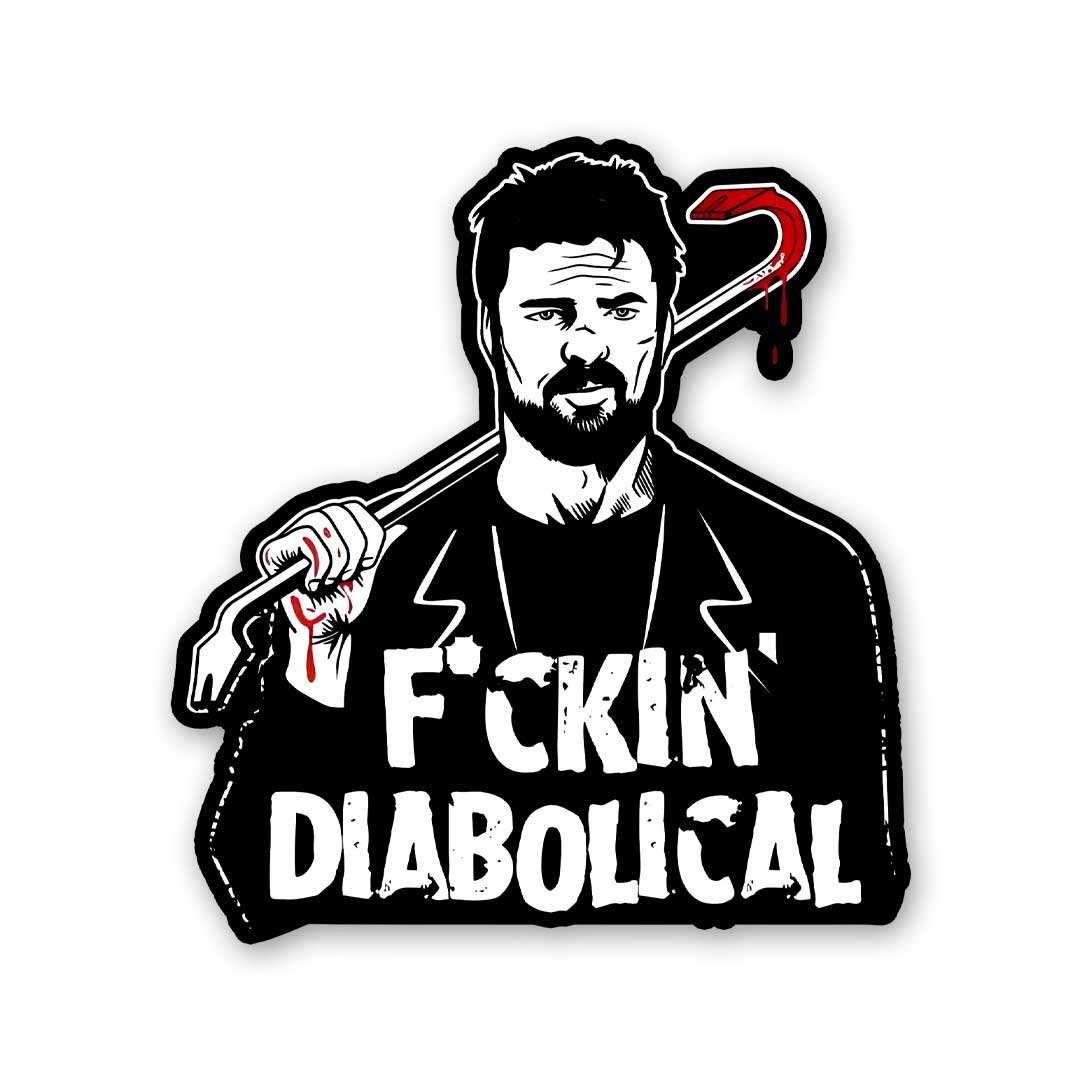 Fckin Diabolical Sticker - Stickers | STICK IT UP
