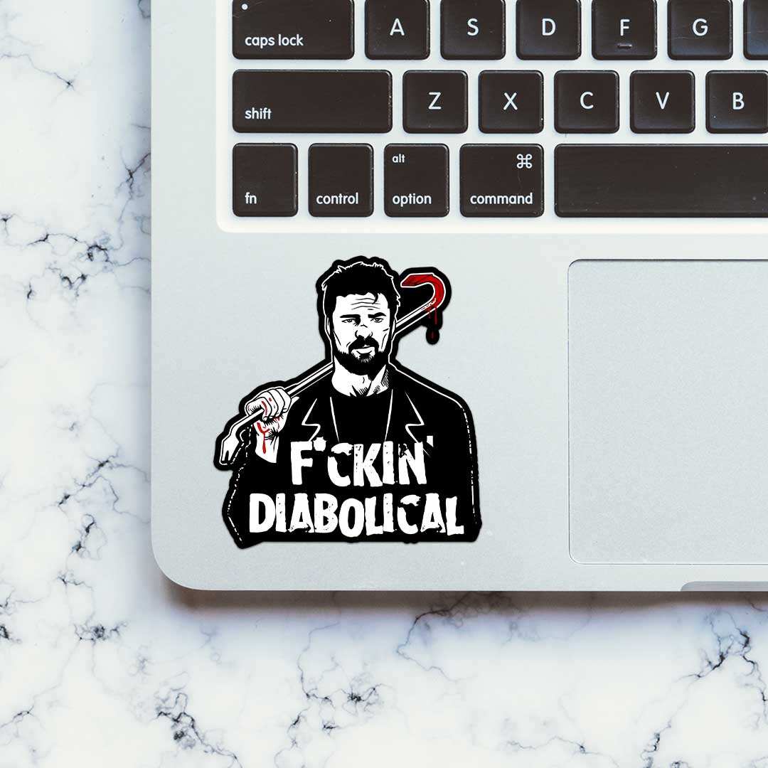 Fckin Diabolical Sticker - Stickers | STICK IT UP