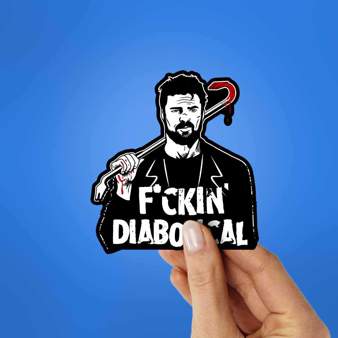 Fckin Diabolical Sticker - Stickers | STICK IT UP