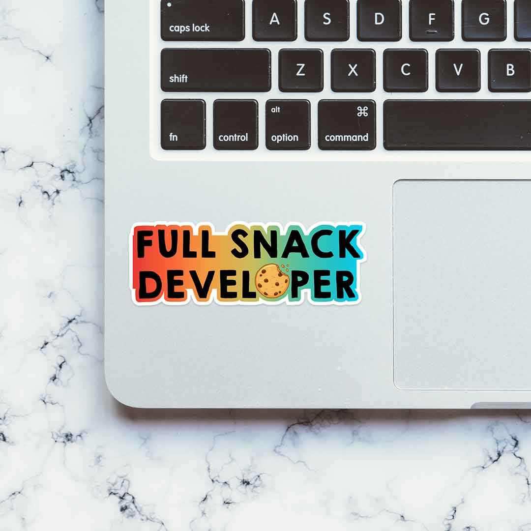 Full Snack Developer Sticker - Stickers | STICK IT UP