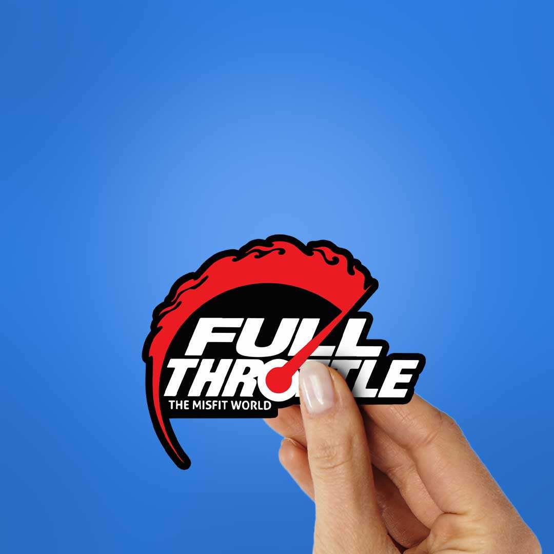 Full Throttle Sticker - Stickers | STICK IT UP