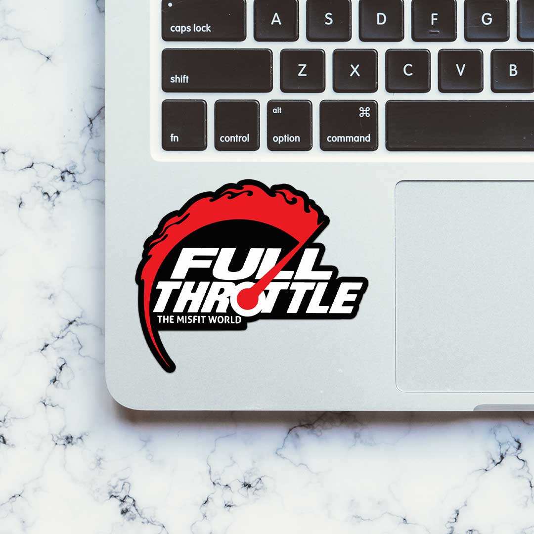 Full Throttle Sticker - Stickers | STICK IT UP