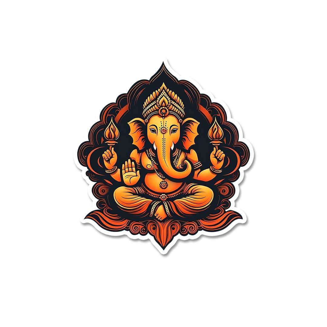 Ganpati Bappa Sticker - Stickers | STICK IT UP