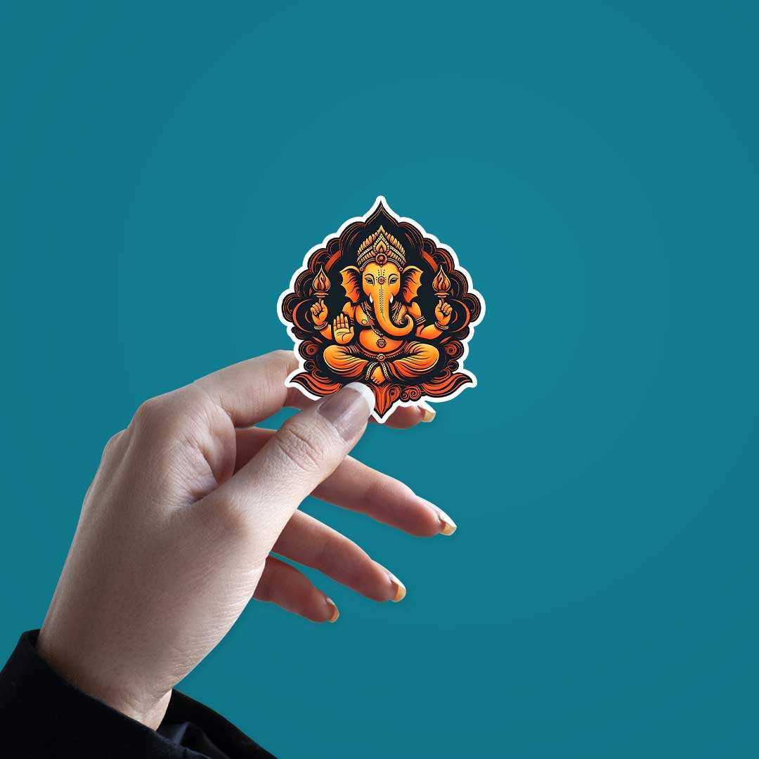 Ganpati Bappa Sticker - Stickers | STICK IT UP