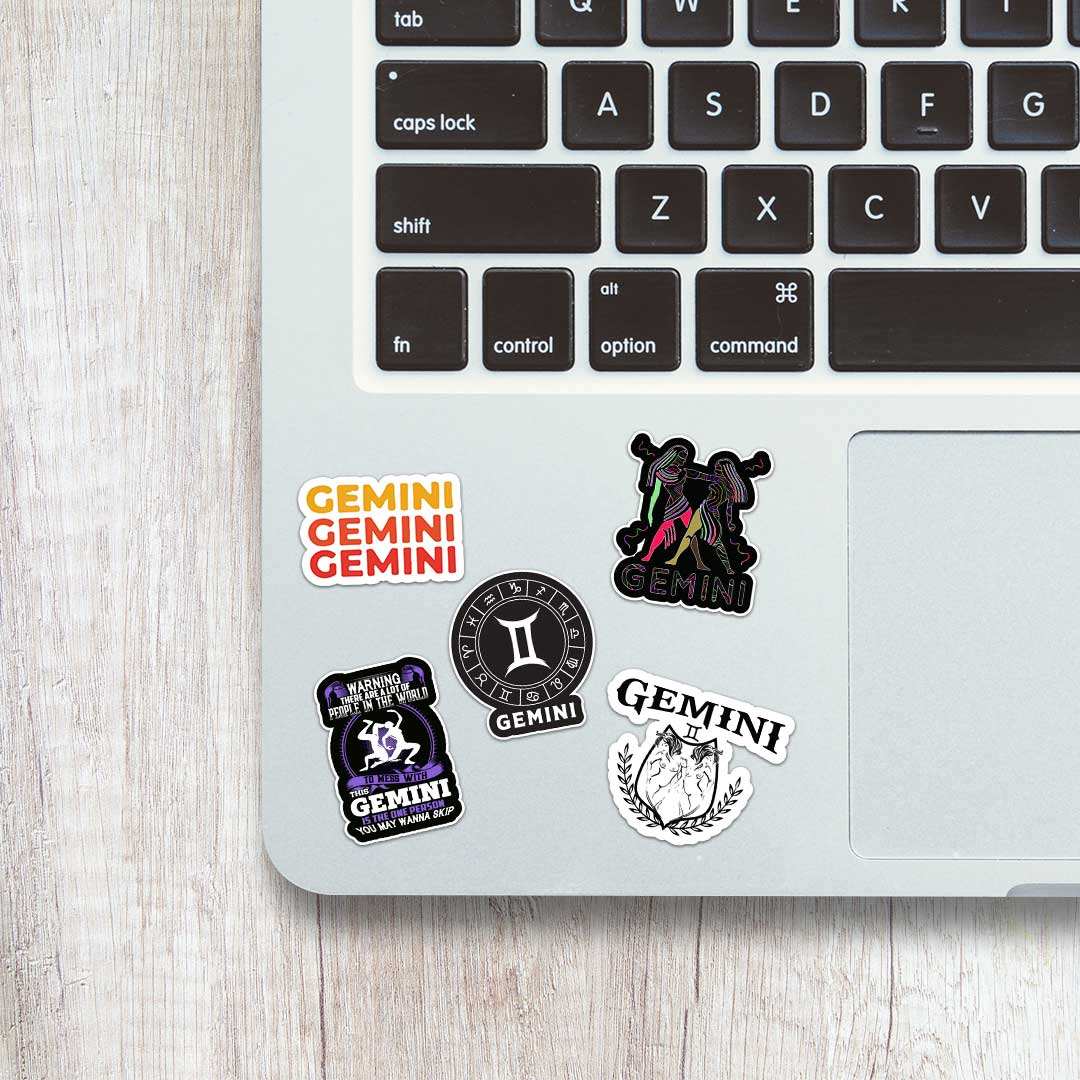 Gemini Zodiac Sticker Sheet - die-cut vinyl sticker sheet | STICK IT UP Canada