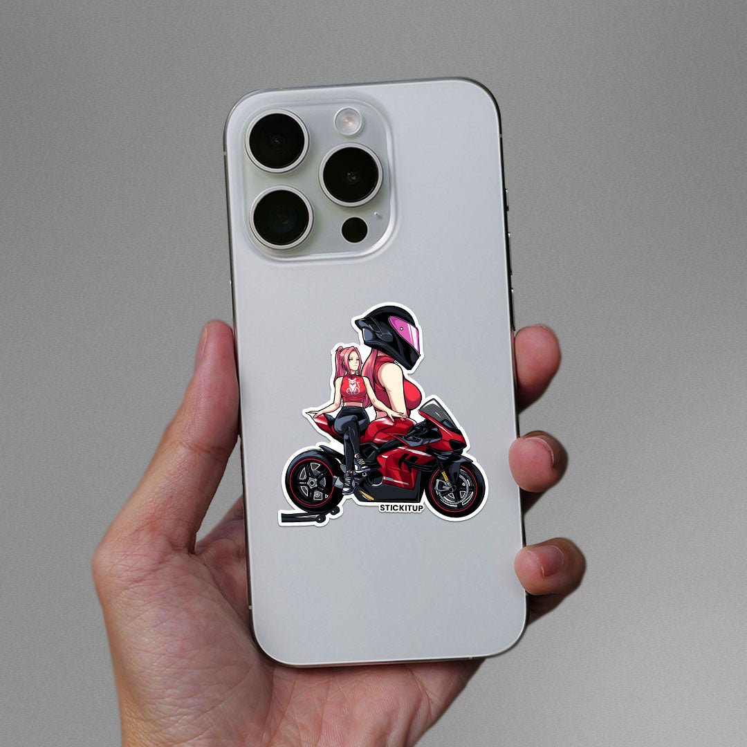GIRL BIKE Sticker - Stickers | STICK IT UP