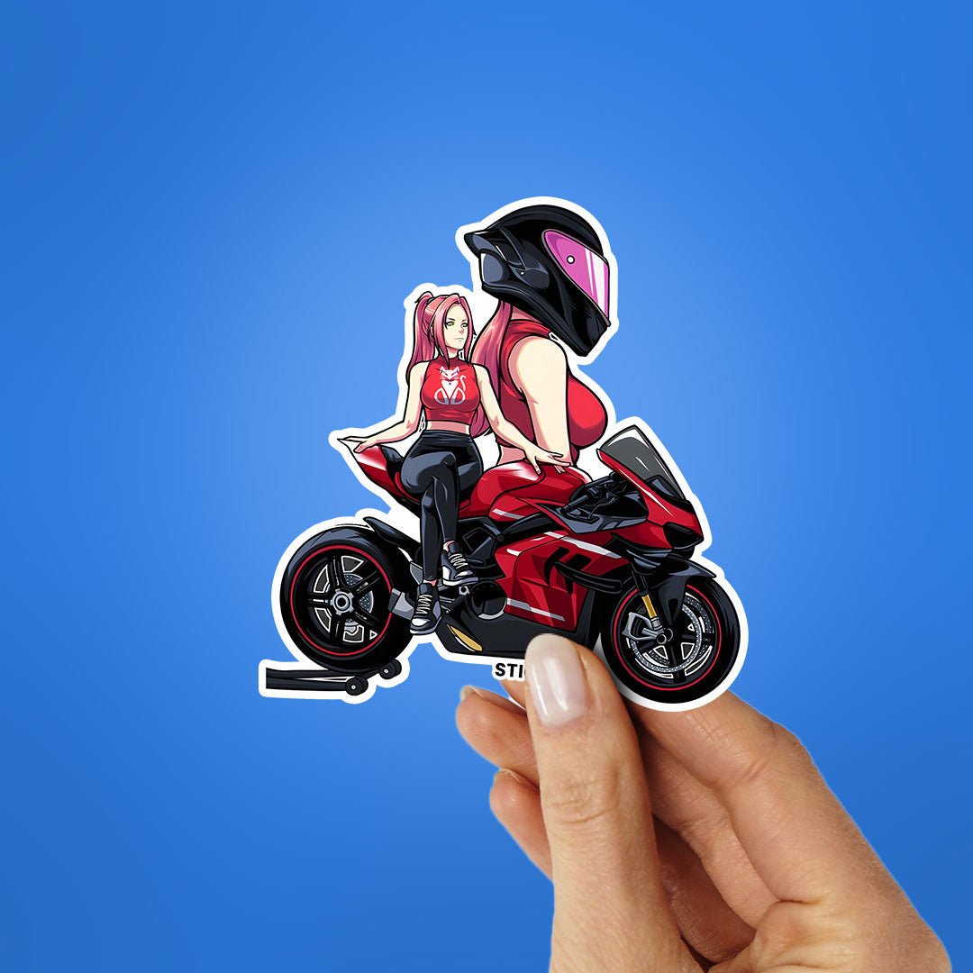 GIRL BIKE Sticker - Stickers | STICK IT UP
