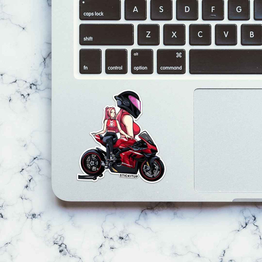 GIRL BIKE Sticker