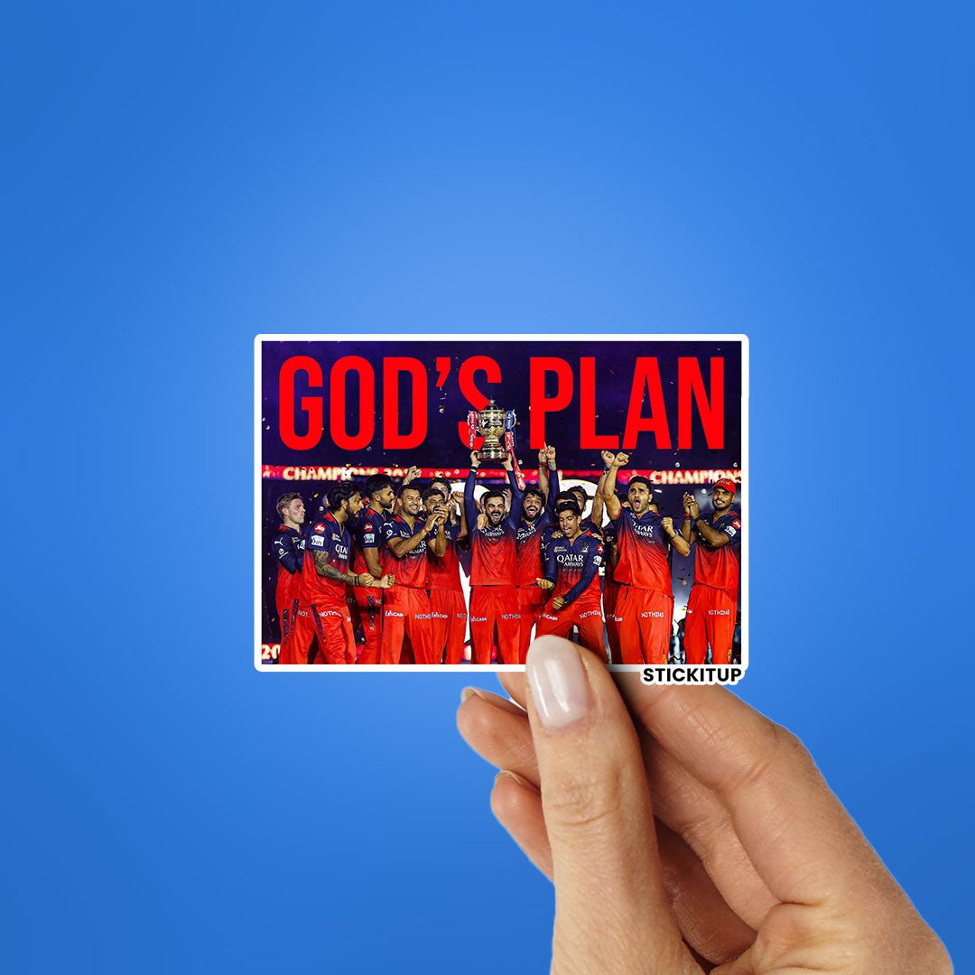 GODS PLAN Sticker - Stickers | STICK IT UP