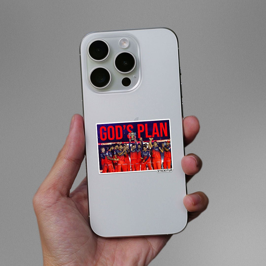 GODS PLAN Sticker - Stickers | STICK IT UP