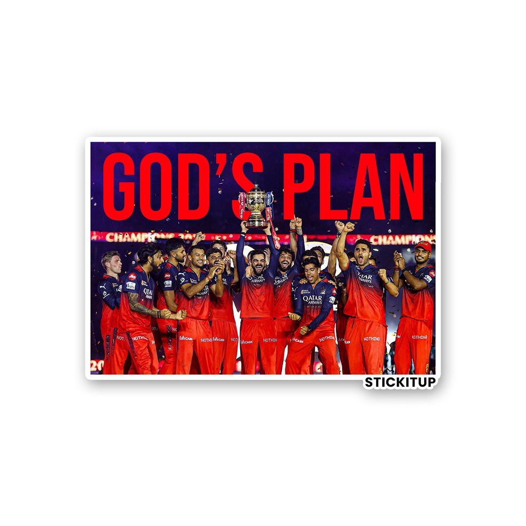 GODS PLAN Sticker - Stickers | STICK IT UP
