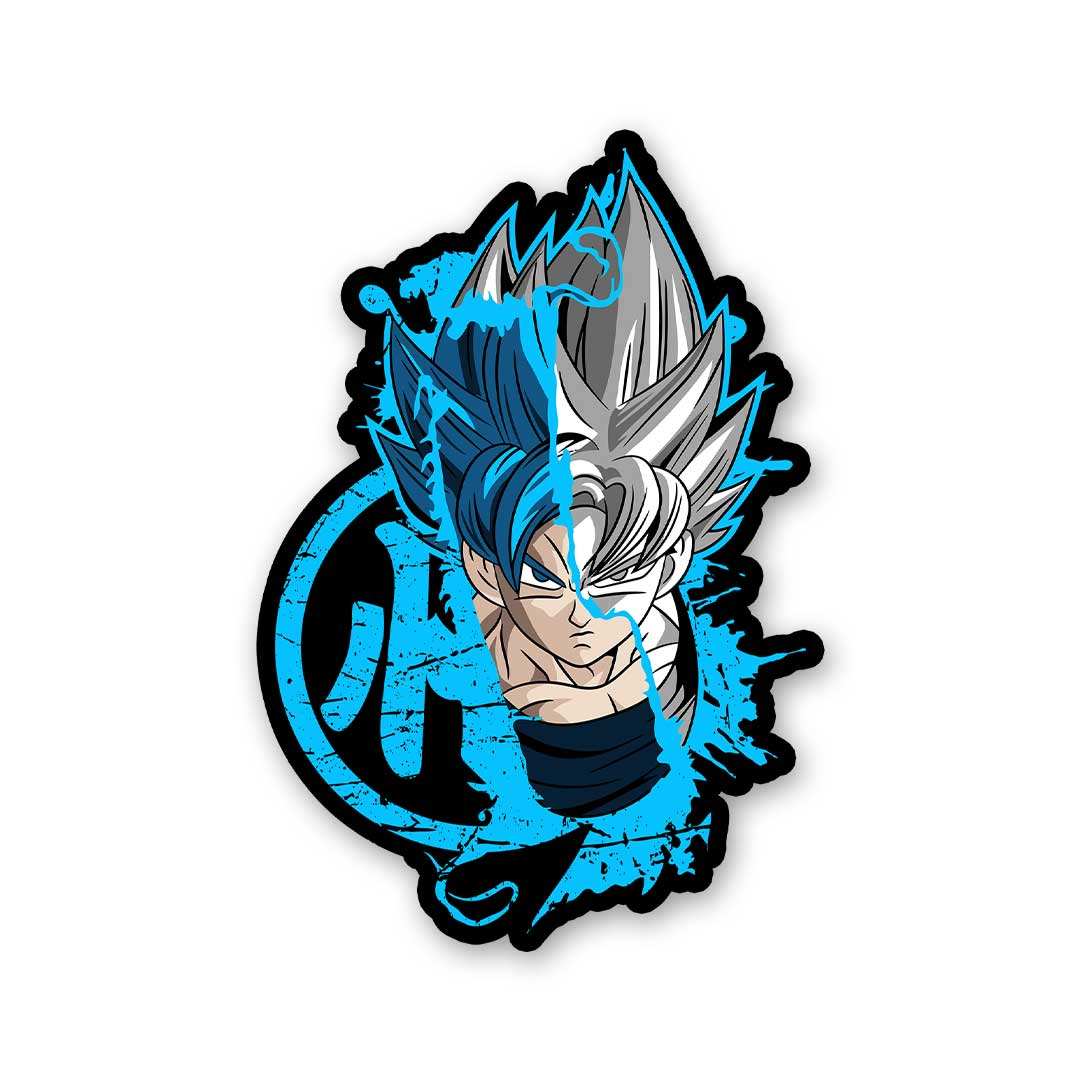 Goku Ultra Sticker waterproof vinyl decal for laptop, bike, car & bottle