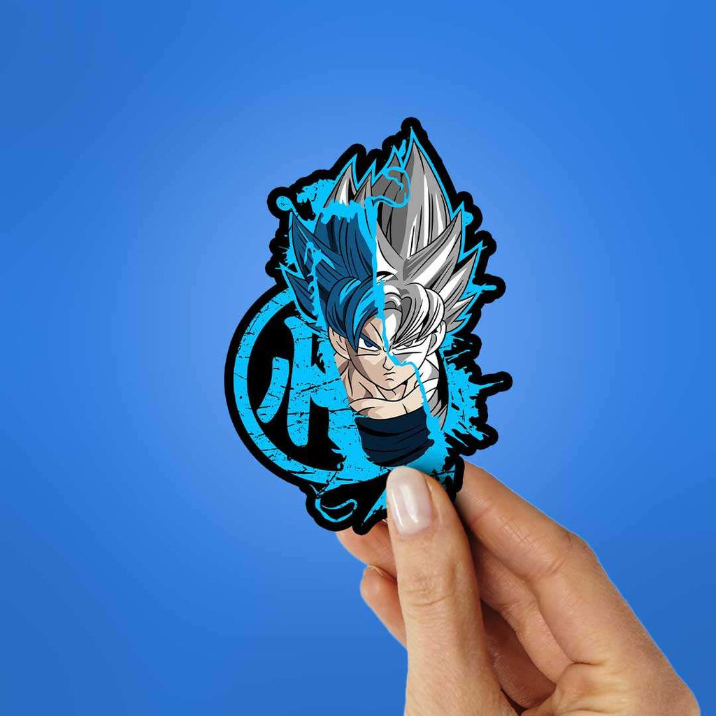 Goku Ultra Sticker waterproof vinyl decal for laptop, bike, car & bottle