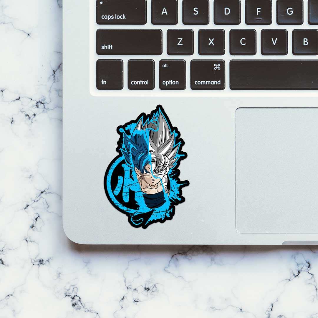 Goku Ultra Sticker waterproof vinyl decal for laptop, bike, car & bottle