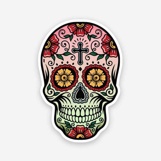 Graffiti skull sticker waterproof vinyl decal for laptop, bike, car & bottle