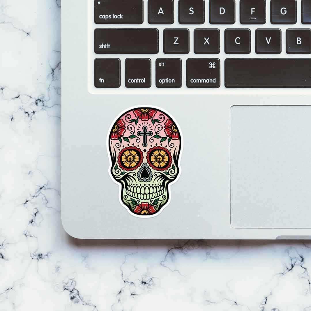 Graffiti skull sticker waterproof vinyl decal for laptop, bike, car & bottle