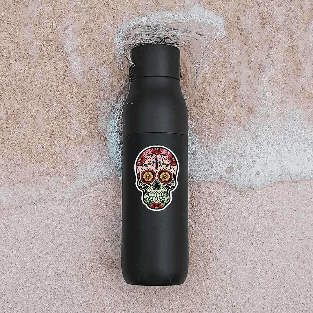 Graffiti skull sticker waterproof vinyl decal for laptop, bike, car & bottle