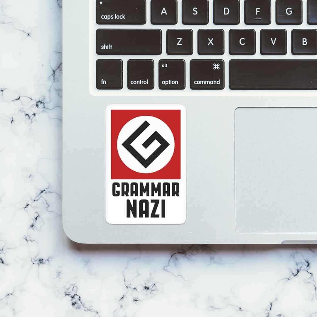 Grammar NAZI Sticker - Stickers | STICK IT UP