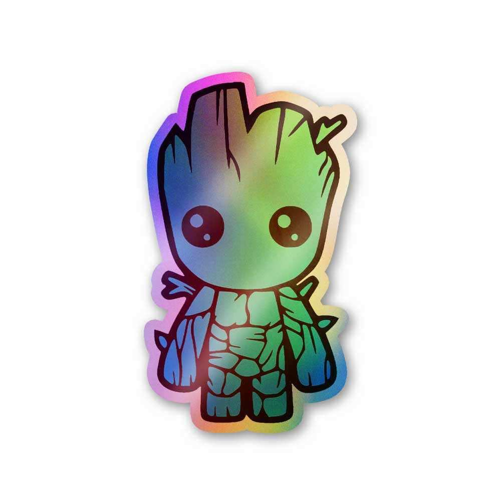 Tree Buddy Holographic Stickers - Holographic Stickers | STICK IT UP