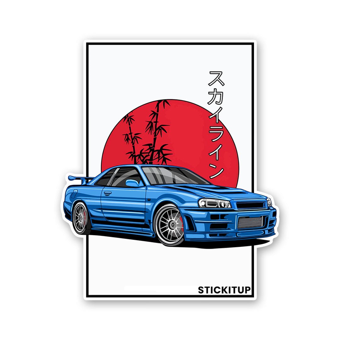 GTR R34 Sticker - Stickers | STICK IT UP