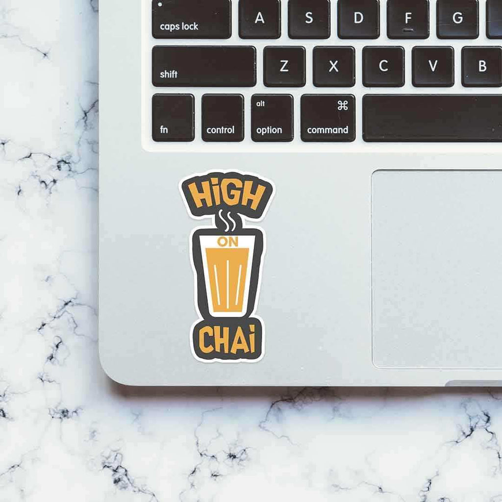 High on chai Sticker - Stickers | STICK IT UP