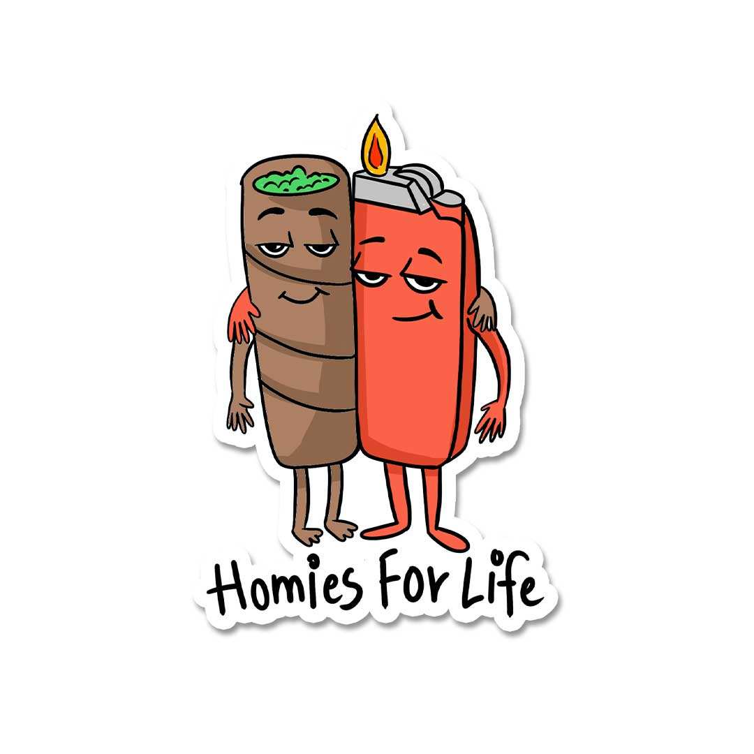 Homies For Life Sticker - Stickers | STICK IT UP