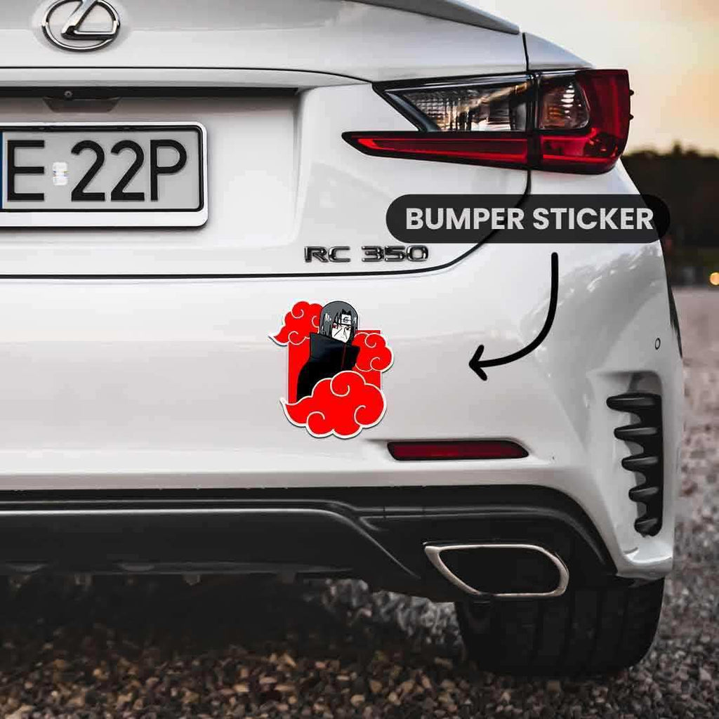 Red Cloud Ninja Bumper Sticker - Bumper Stickers | STICK IT UP