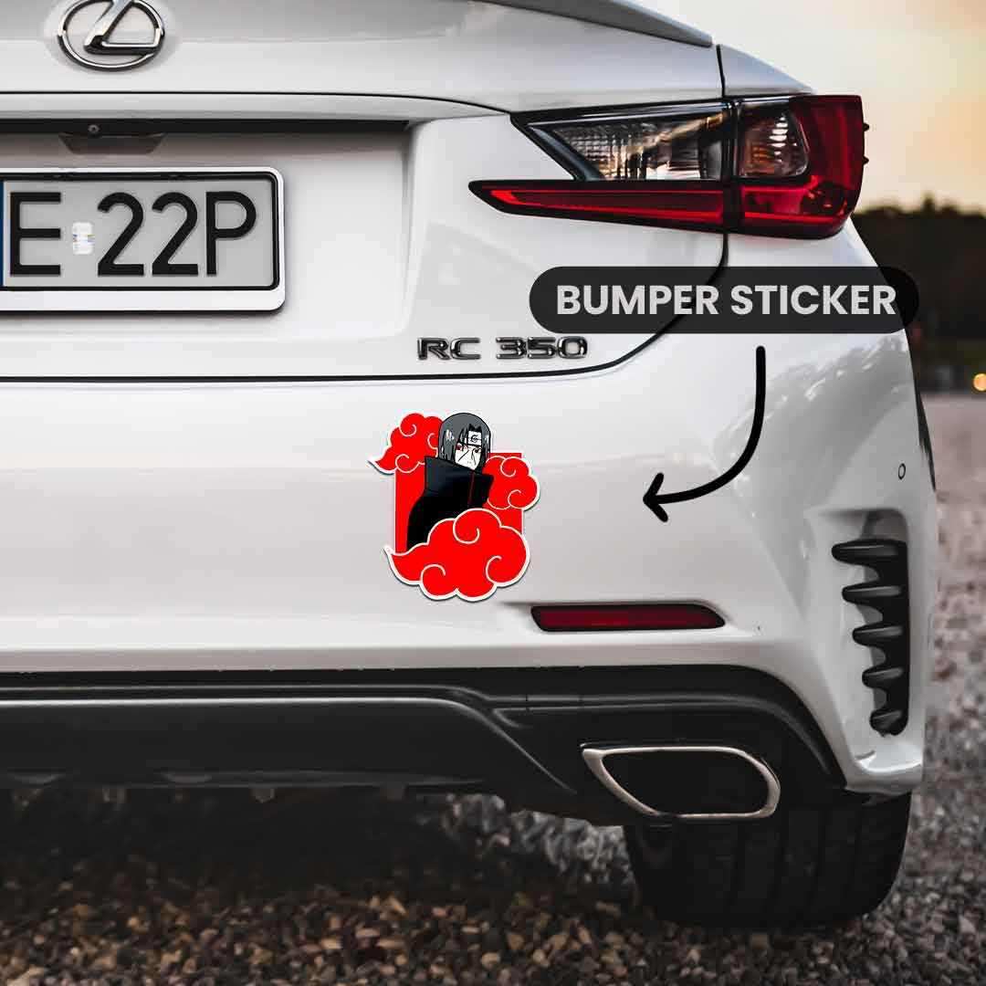 Red Cloud Ninja Bumper Sticker - Bumper Stickers | STICK IT UP
