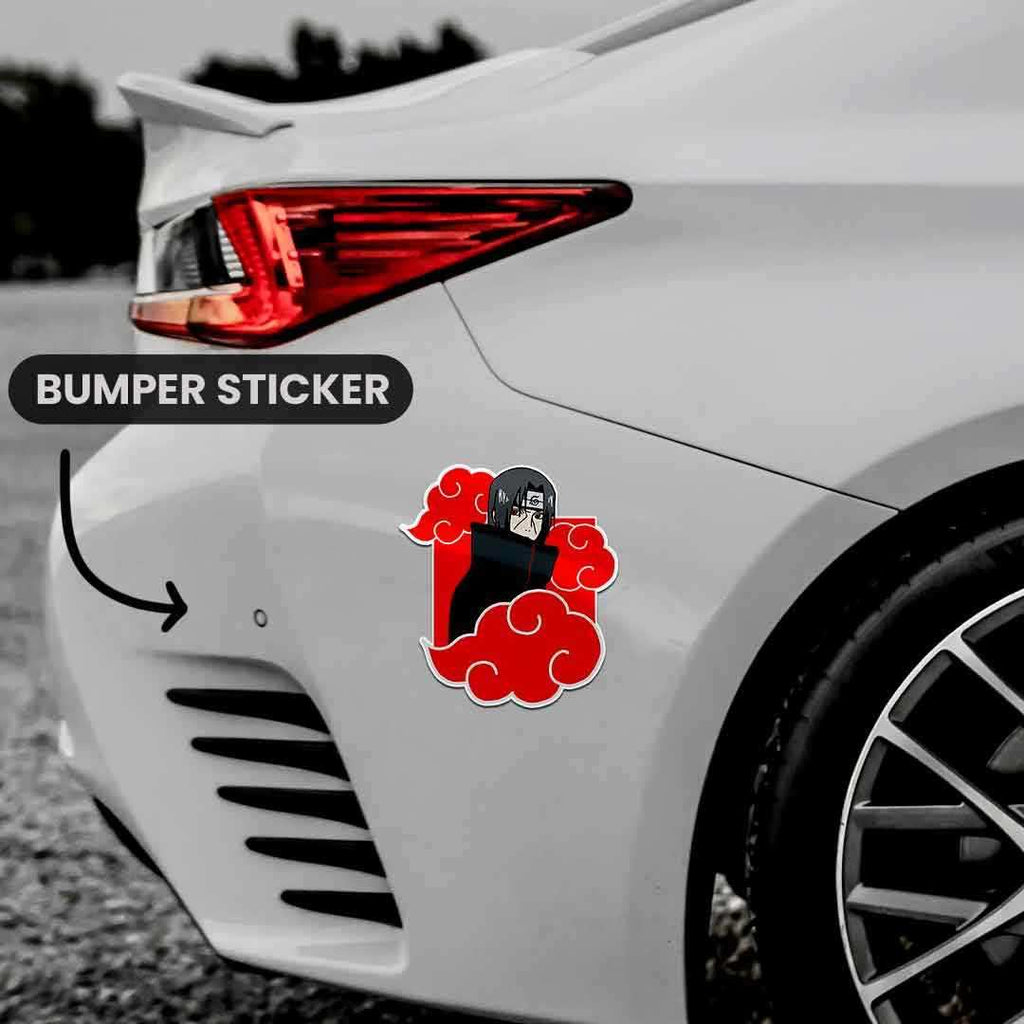 Red Cloud Ninja Bumper Sticker - Bumper Stickers | STICK IT UP