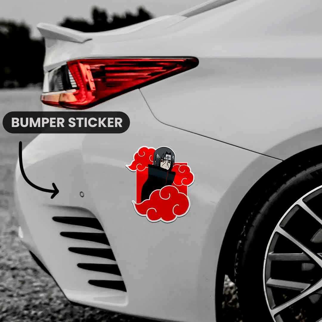 Red Cloud Ninja Bumper Sticker - Bumper Stickers | STICK IT UP