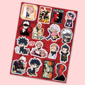 Jujutsu kaisen mini sticker sheet waterproof vinyl decal for laptop, bike, car & bottle