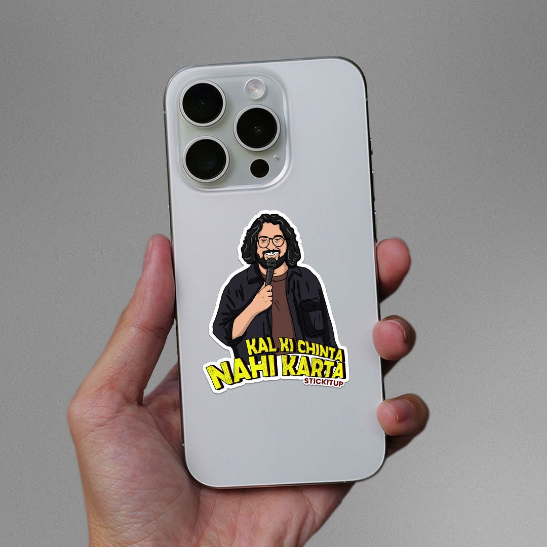 KAL KI CHINTA NAHI KARTA Sticker - Stickers | STICK IT UP