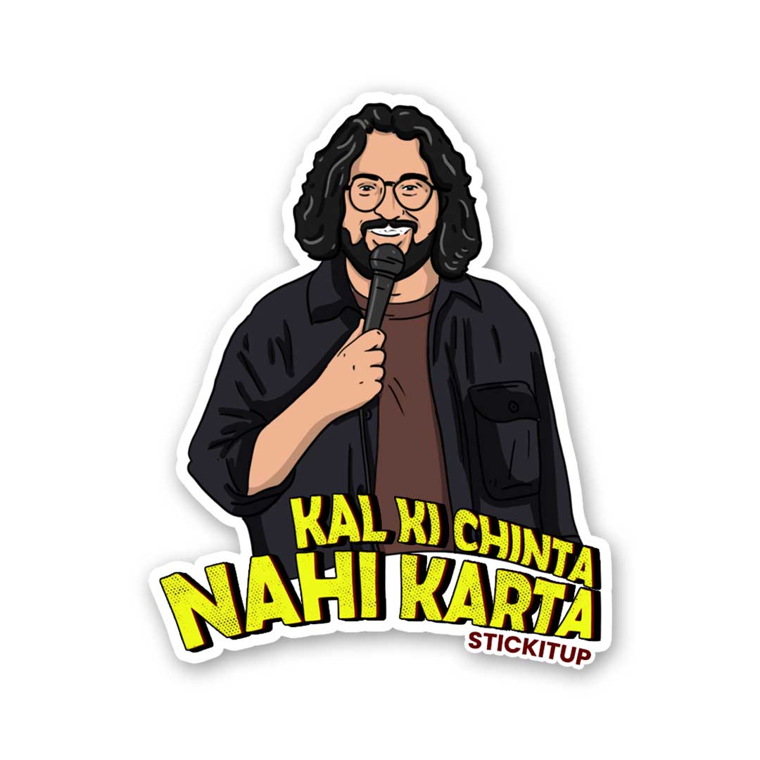 KAL KI CHINTA NAHI KARTA Sticker - Stickers | STICK IT UP