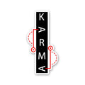 Karma 0.1 Sticker waterproof vinyl decal for laptop, bike, car & bottle
