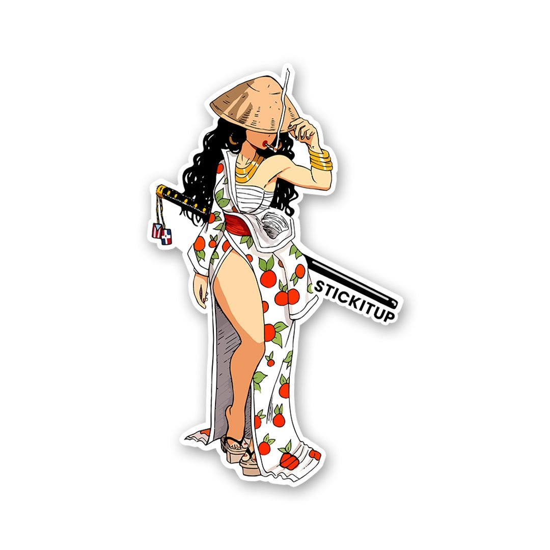 Katana Girl Sticker - Stickers | STICK IT UP