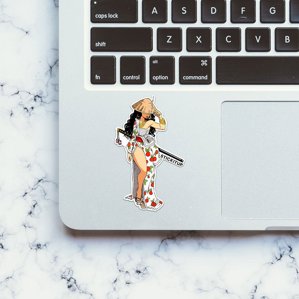 Katana Girl Sticker - Stickers | STICK IT UP