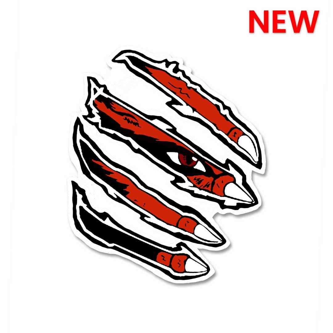 Kurama Scratch Sticker waterproof vinyl decal for laptop, bike, car & bottle