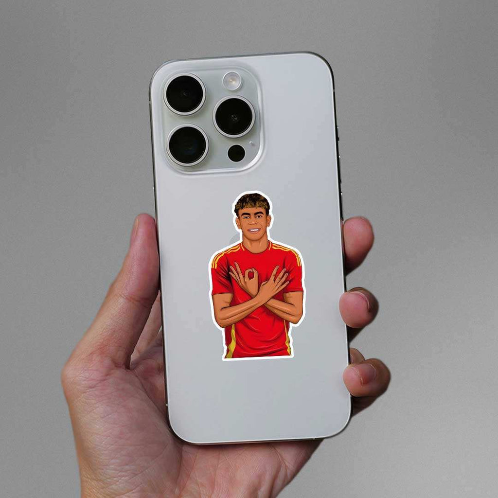 Young Football Star Sticker - Stickers | STICK IT UP