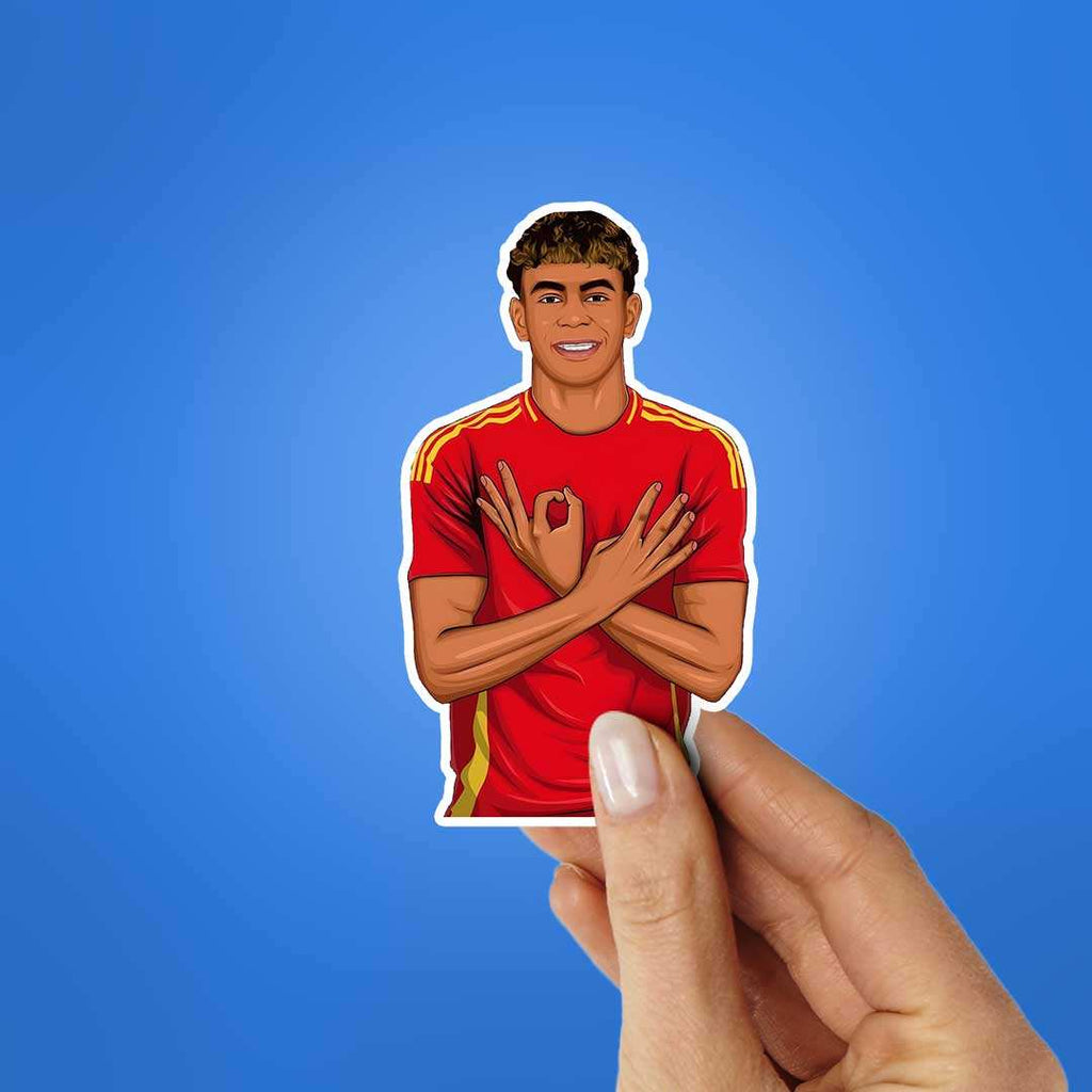 Young Football Star Sticker - Stickers | STICK IT UP