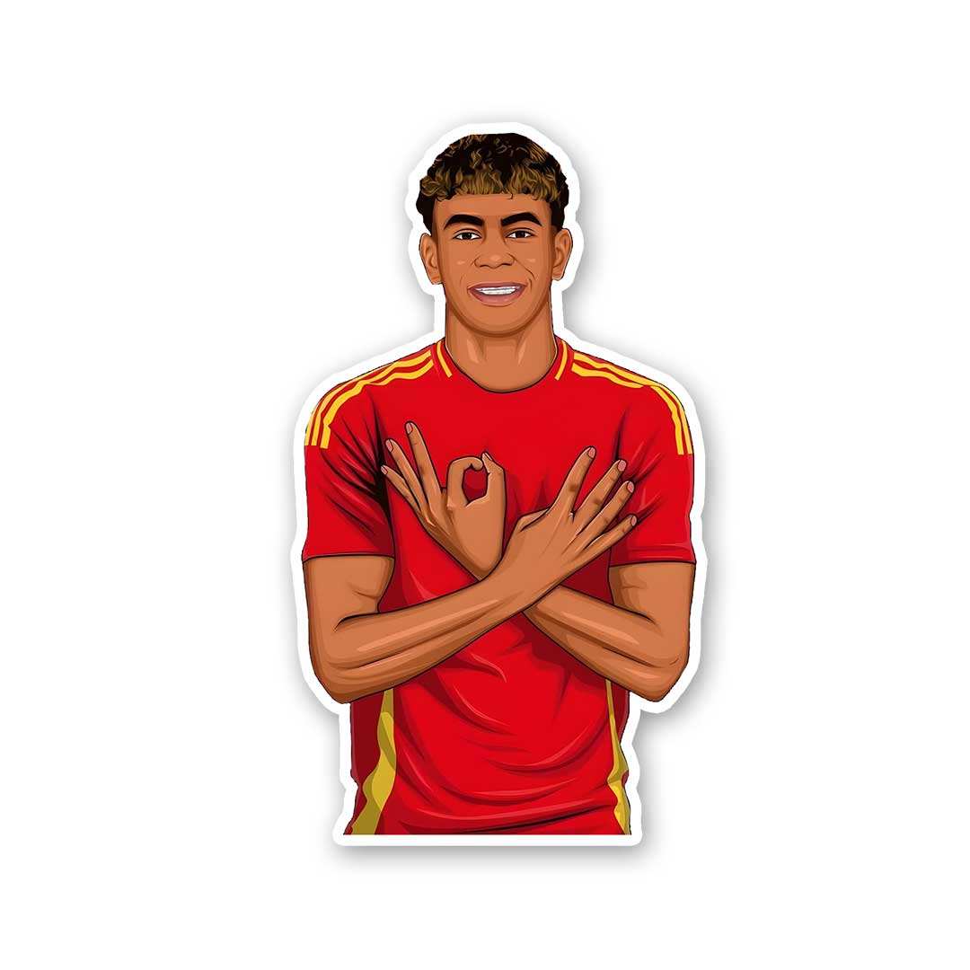 Young Football Star Sticker - Stickers | STICK IT UP