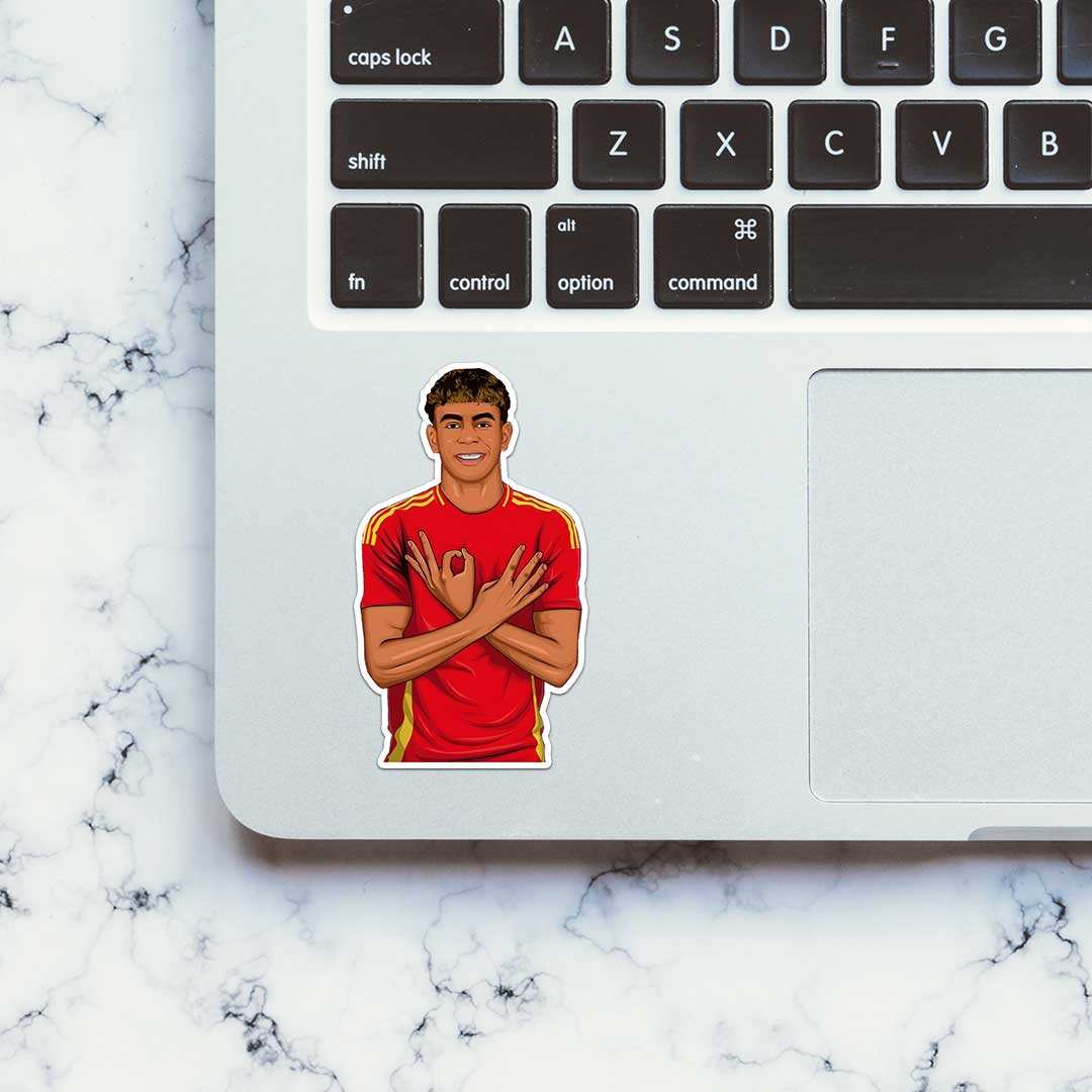 Young Football Star Sticker - Stickers | STICK IT UP