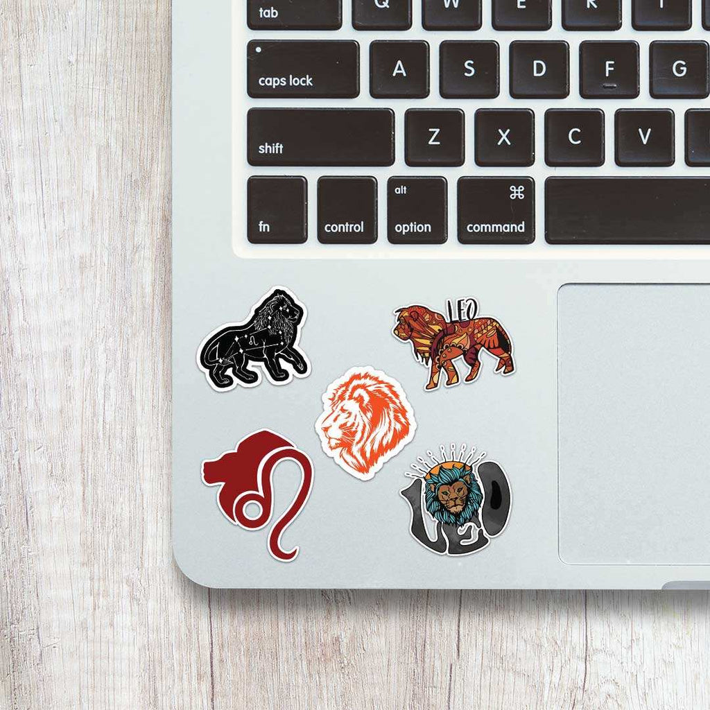 Leo Zodiac Sticker Sheet - die-cut vinyl sticker sheet | STICK IT UP Canada