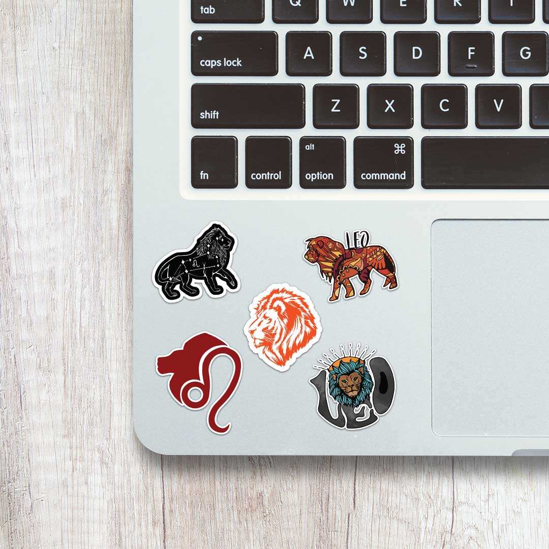 Leo Zodiac Sticker Sheet - die-cut vinyl sticker sheet | STICK IT UP Canada