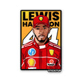 LEWIS HAMILTON Sticker waterproof vinyl decal for laptop, bike, car & bottle
